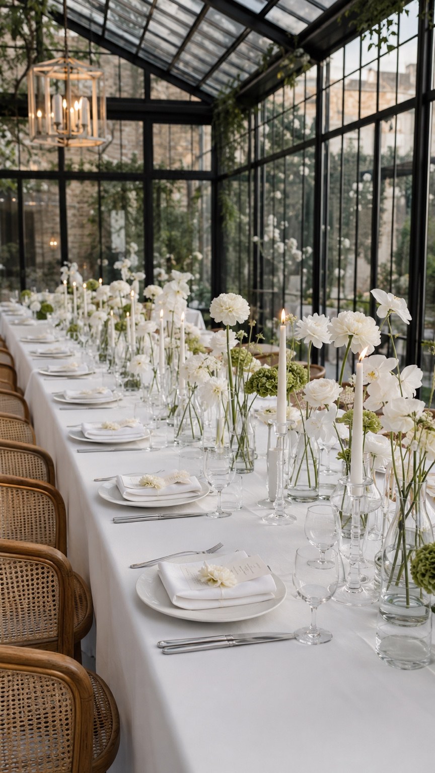 WHITE TABLESCAPE